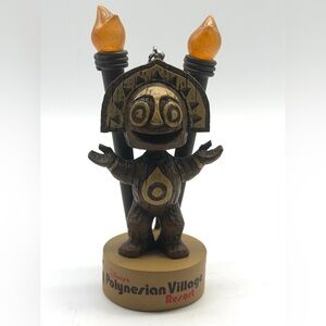 Disney Parks Polynesian Village Resort Light Up Tiki God Christmas Ornament